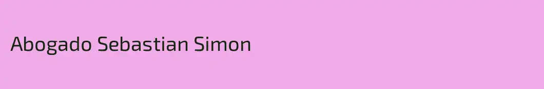 Abogado Sebastian Simon